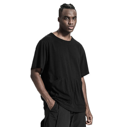 Utilitarian Warrior T-Shirts With Multi-Pocket Design For men