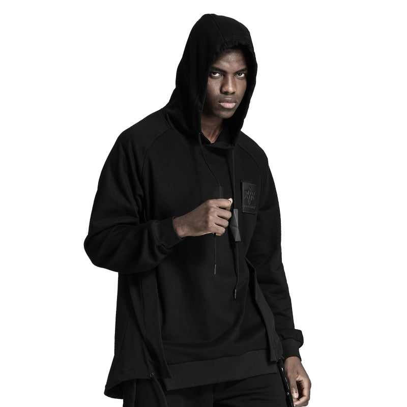 Streetwear Warrior Hoodies & Sweatshirts With Adjustable Drawstring For men