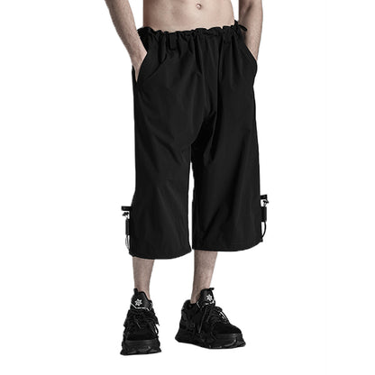 Minimalist Warrior Shorts With Elastic Waistband For men