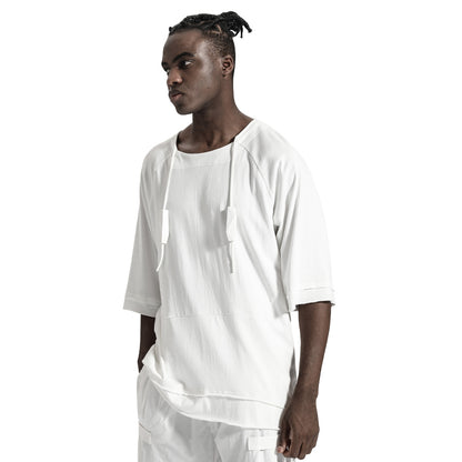 Minimalist Warrior T-Shirts With Adjustable Drawstring For men