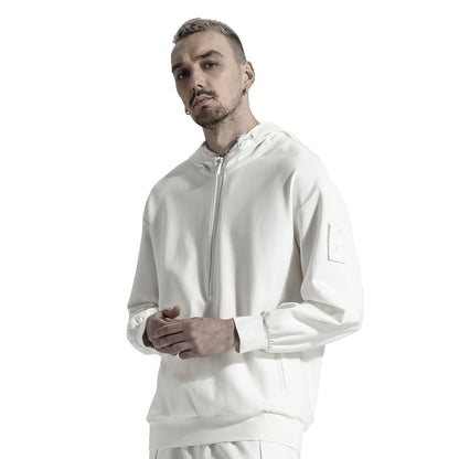 Avant-Garde Warrior Hoodies & Sweatshirts With Ribbed Cuffs/Hem For men