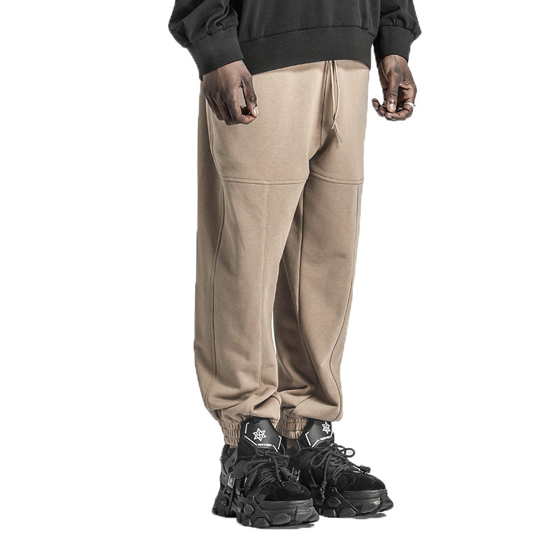 Minimalist Warrior Sweatpants With Elastic Waistband For men