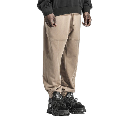 Minimalist Warrior Sweatpants With Elastic Waistband For men