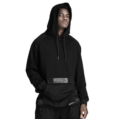 Streetwear Warrior Hoodies & Sweatshirts With Adjustable Drawstring For men