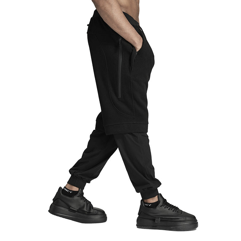 Minimalist Warrior Sweatpants With Adjustable Drawstring For men