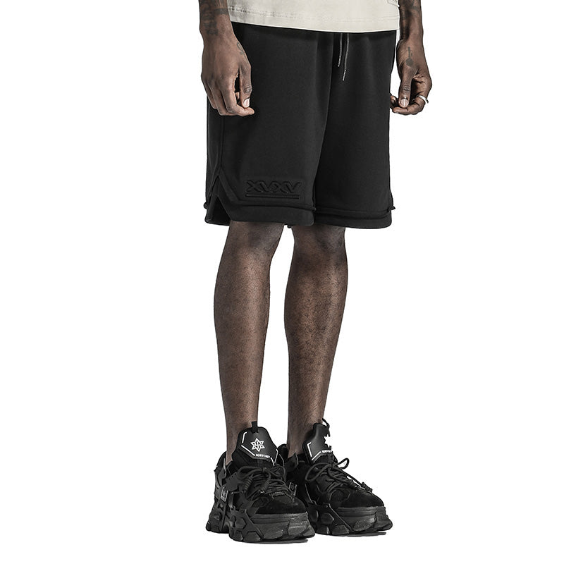 Minimalist Warrior Shorts With Elastic Waistband For men
