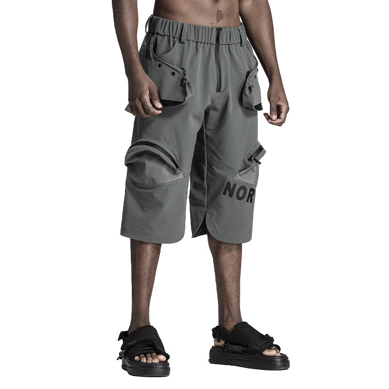Tactical Warrior Shorts With Multi-Pocket Design For men