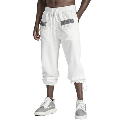 Minimalist Warrior Sweatpants With Adjustable Drawstring For men