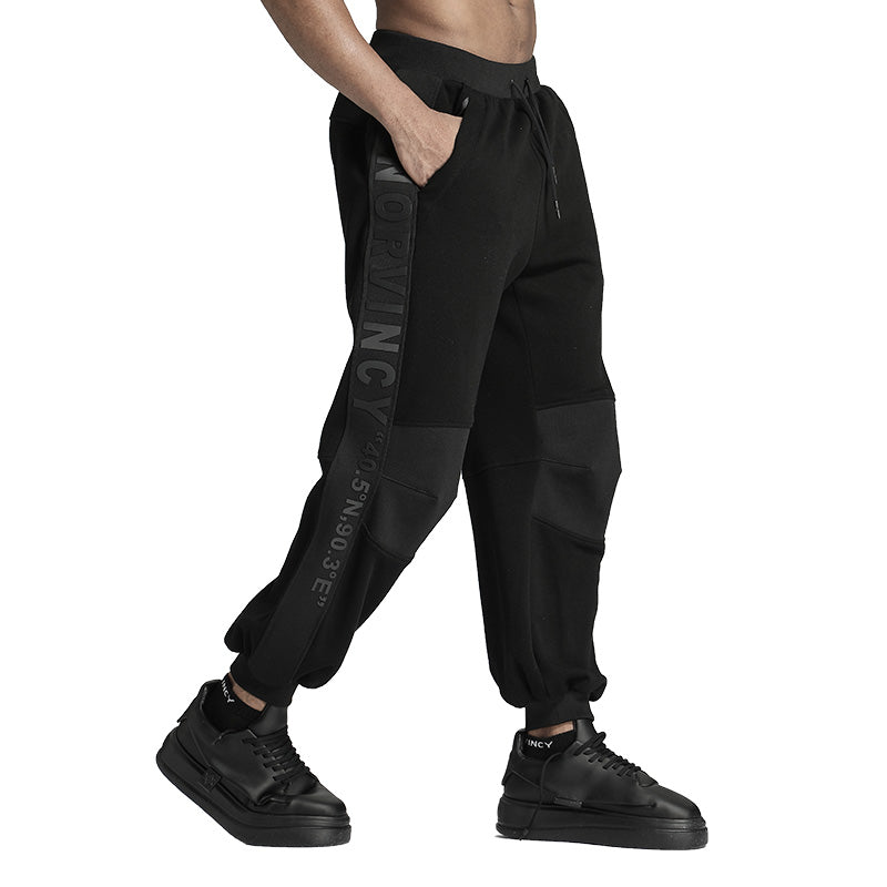 Avant-Garde Warrior Sweatpants With Adjustable Drawstring For men