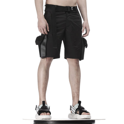 Utilitarian Warrior Shorts With Multi-Pocket Design For men