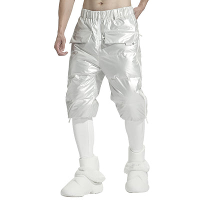 Streetwear Warrior Fleece / Cotton Pants With Elastic Waistband For men