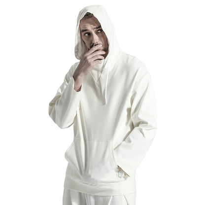 Avant-Garde Warrior Hoodies & Sweatshirts With Ribbed Cuffs/Hem For men
