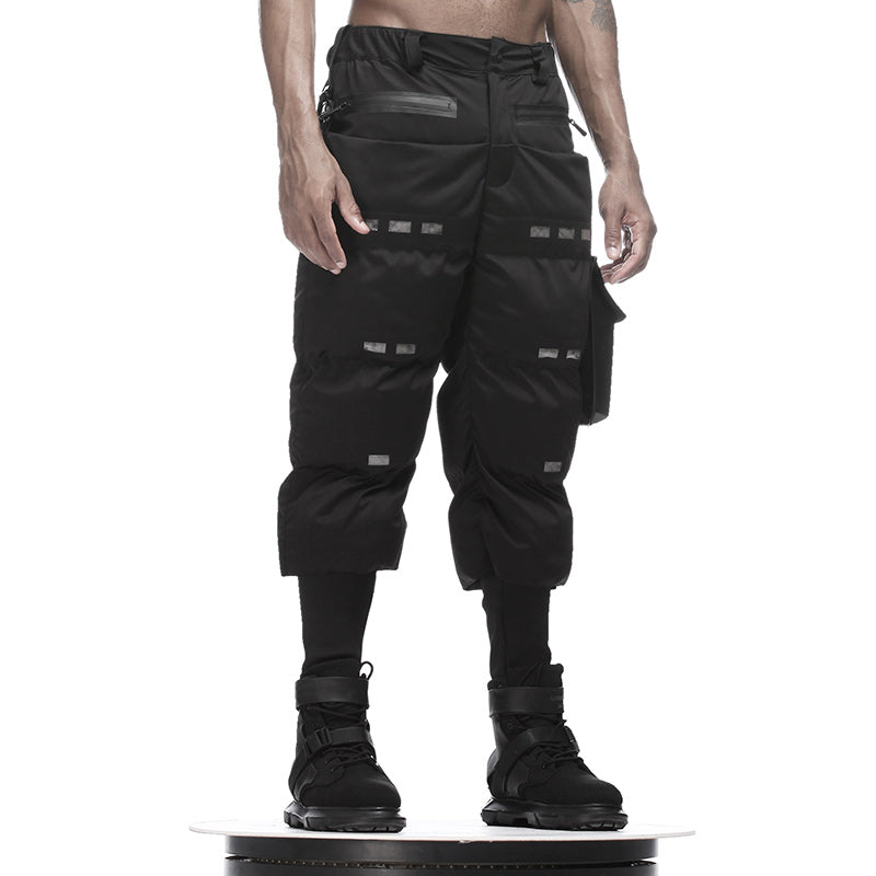 Streetwear Warrior Fleece / Cotton Pants With Lightweight Insulation For men