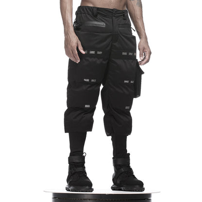 Streetwear Warrior Fleece / Cotton Pants With Lightweight Insulation For men