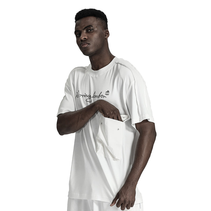 Streetwear Warrior T-Shirts With Multi-Pocket Design For men