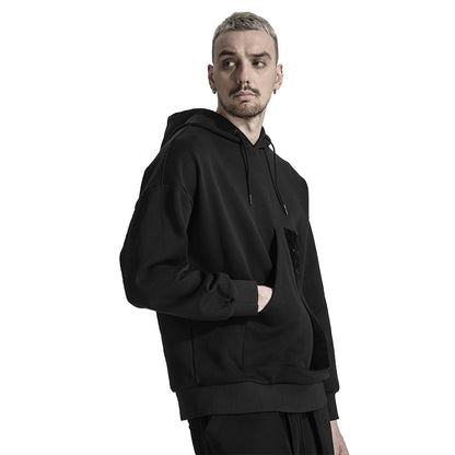 Avant-Garde Warrior Hoodies & Sweatshirts With Ribbed Cuffs/Hem For men