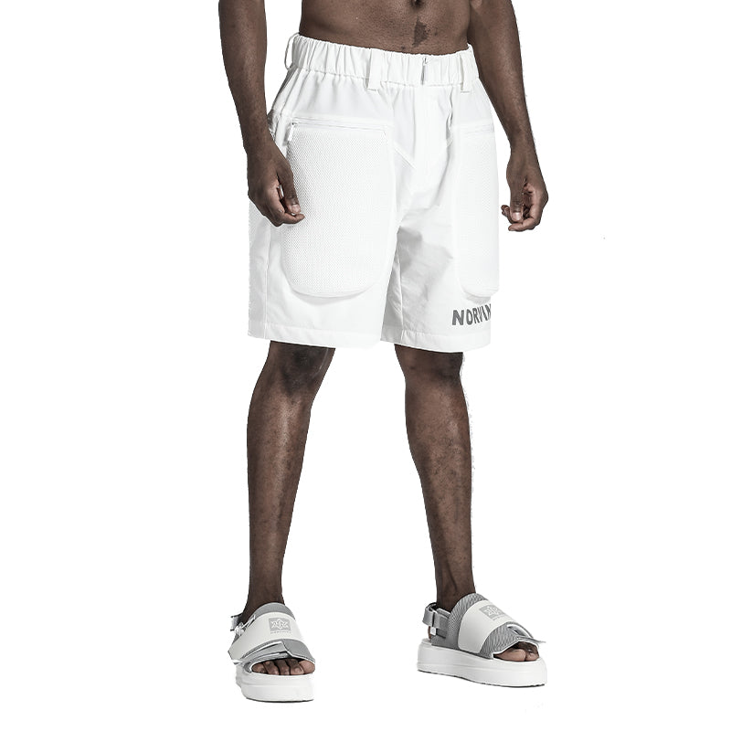 Utilitarian Warrior Shorts With Multi-Pocket Design For men