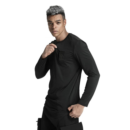 Slim Fit Warrior Base Layer Tops With Quick-Dry Fabric For men