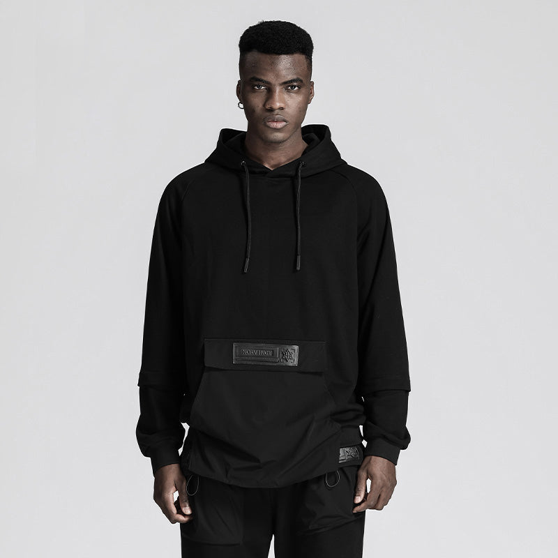 Streetwear Warrior Hoodies & Sweatshirts With Adjustable Drawstring For men
