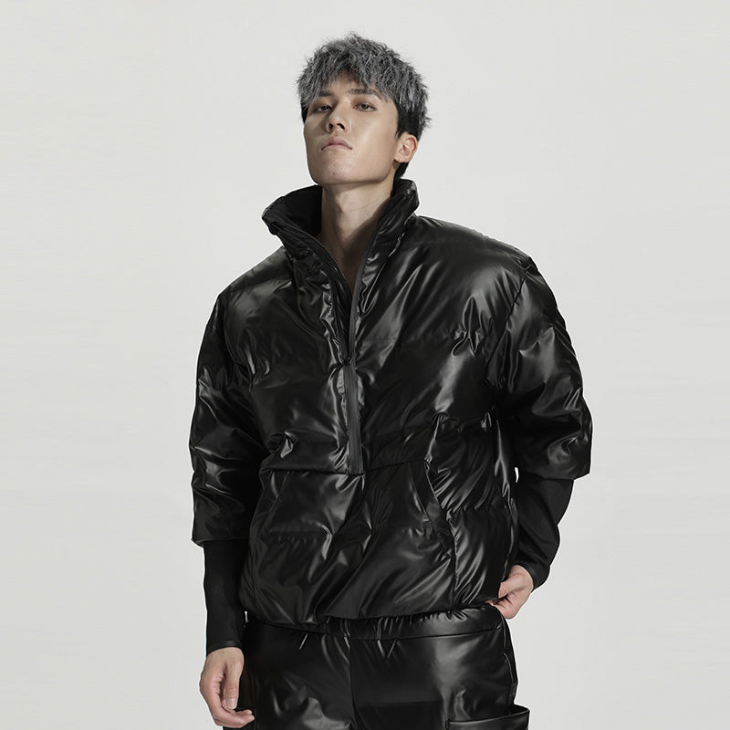 Cropped Length Warrior Padded Jackets With Windproof For men