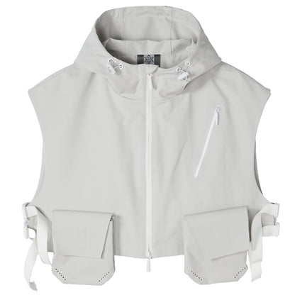 Patchwork panel Warrior Vests With Multi-Pocket Design For men