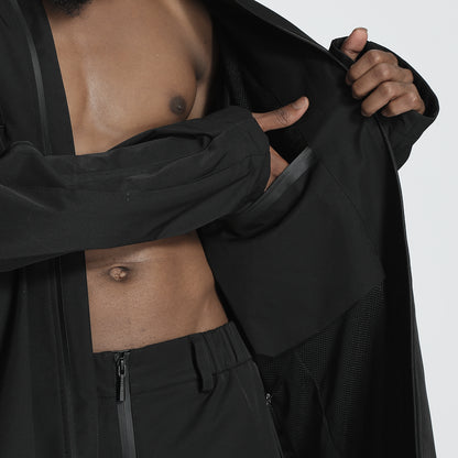 Utilitarian Warrior Coats With Two-Way Zipper For men