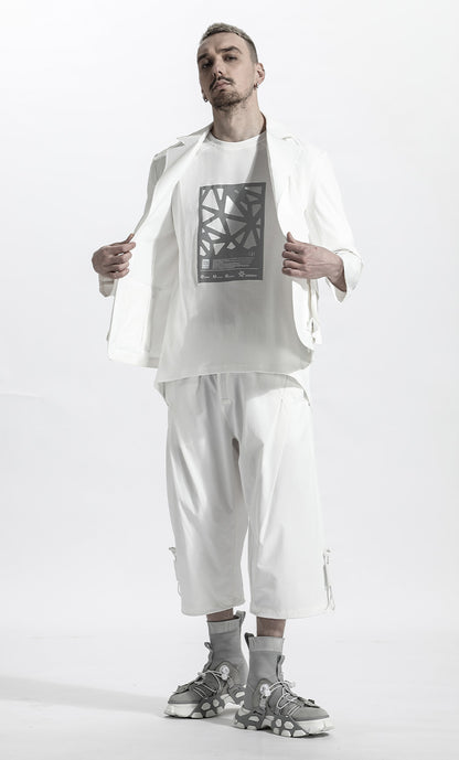 Minimalist Warrior Jacket With Multi-Pocket Design For men
