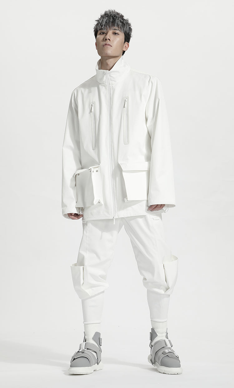 Minimalist Warrior Windbreakers With Hidden Pocket For men