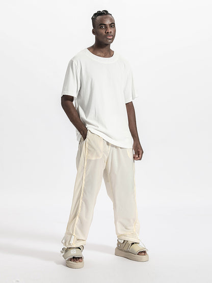 Futuristic Design Warrior joggers With Breathable Mesh For men