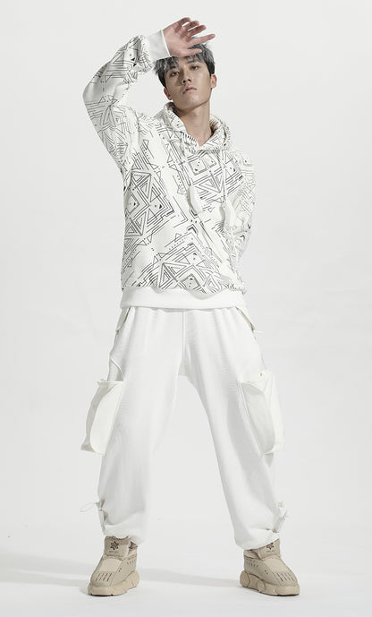 Avant-Garde Warrior Hoodies & Sweatshirts With Adjustable Drawstring For men