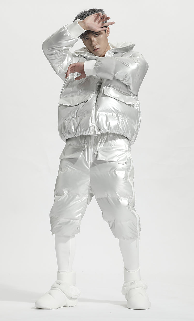 Streetwear Warrior Fleece / Cotton Pants With Elastic Waistband For men
