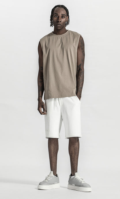 Minimalist Warrior Shorts With Elastic Waistband For men