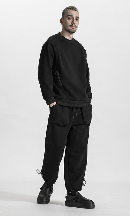 Minimalist Warrior joggers With Elastic Waistband For men