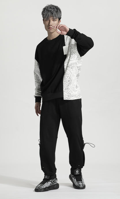 Asymmetric Cut Warrior Hoodies & Sweatshirts With Multi-Pocket Design For men
