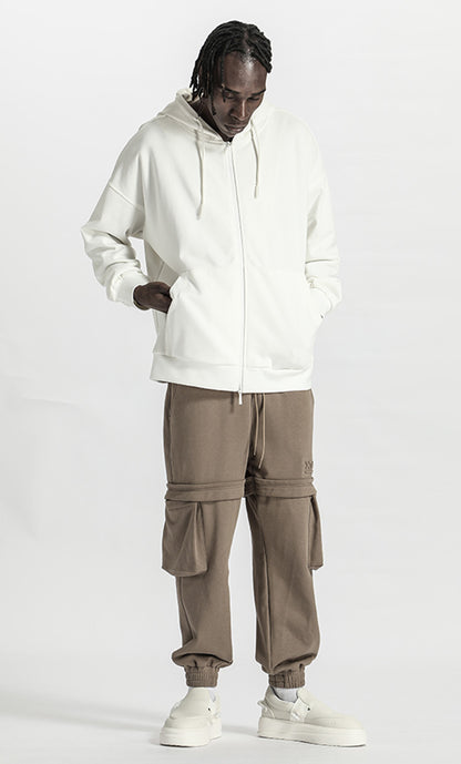 Minimalist Warrior Hoodies & Sweatshirts With Ribbed Cuffs/Hem For men