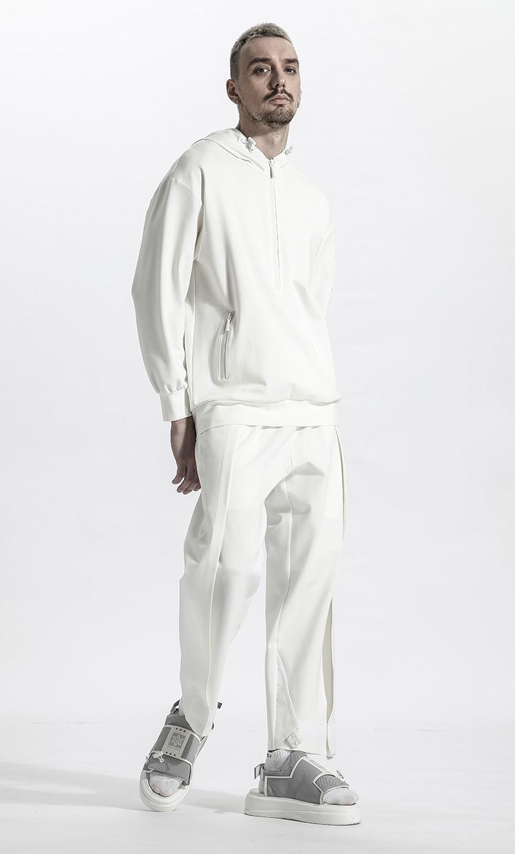 Avant-Garde Warrior Hoodies & Sweatshirts With Ribbed Cuffs/Hem For men