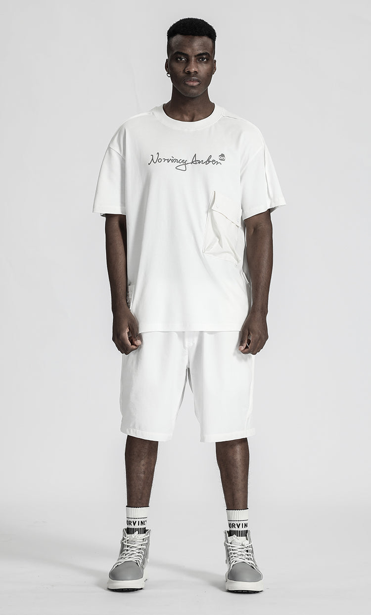 Streetwear Warrior T-Shirts With Multi-Pocket Design For men