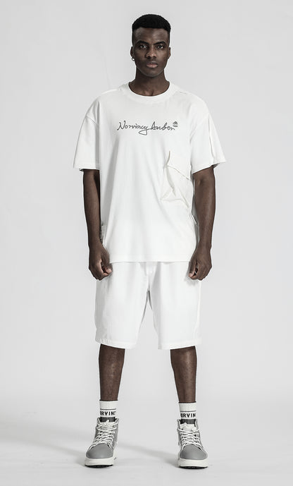 Streetwear Warrior T-Shirts With Multi-Pocket Design For men