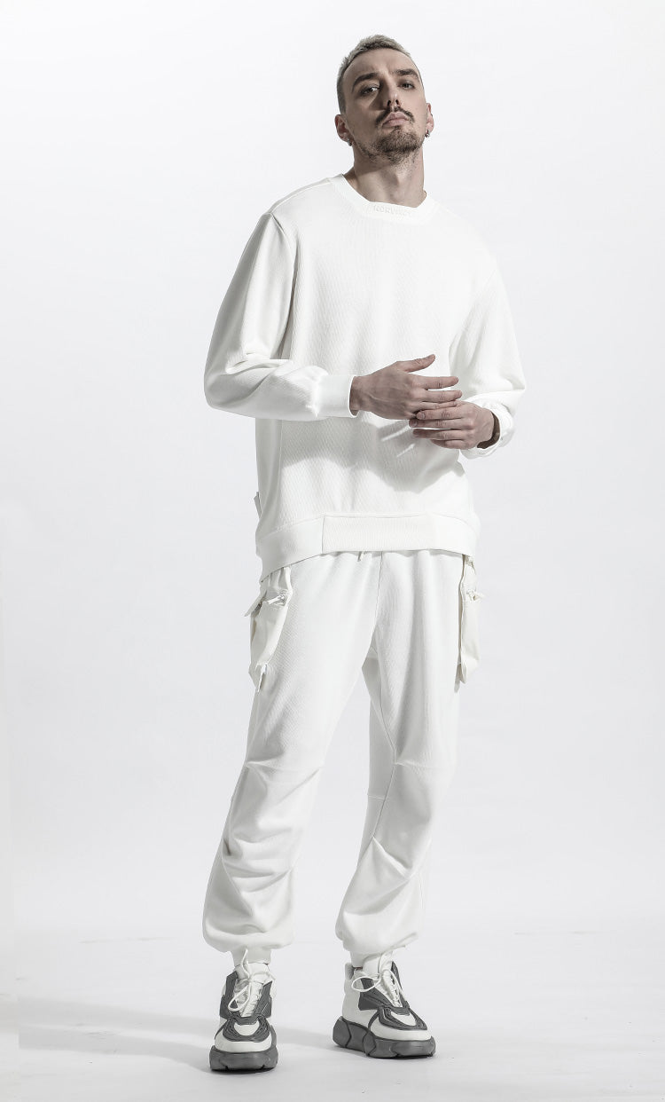 Minimalist Warrior Sweatpants With Elastic Waistband For men