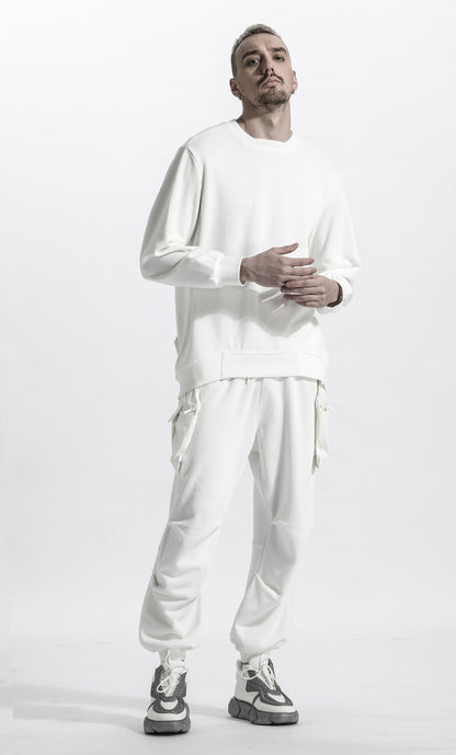 Minimalist Warrior Sweatpants With Elastic Waistband For men