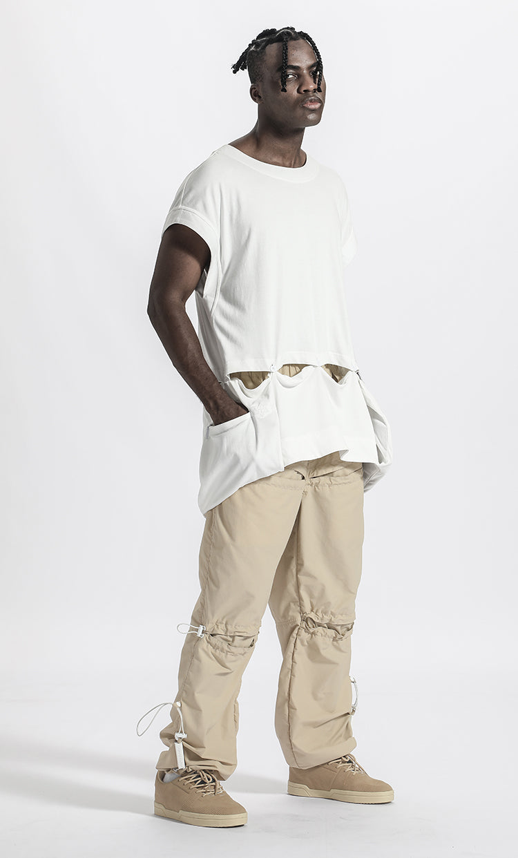 Patchwork panel Warrior Tank Tops (Sleeveless Tops) With Durable Ripstop For men
