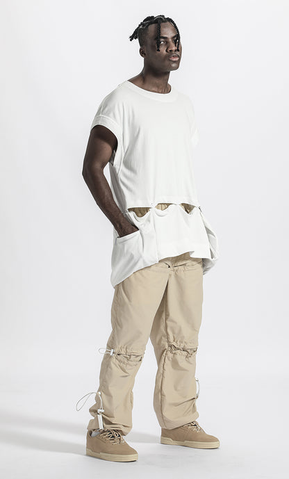 Patchwork panel Warrior Tank Tops (Sleeveless Tops) With Durable Ripstop For men