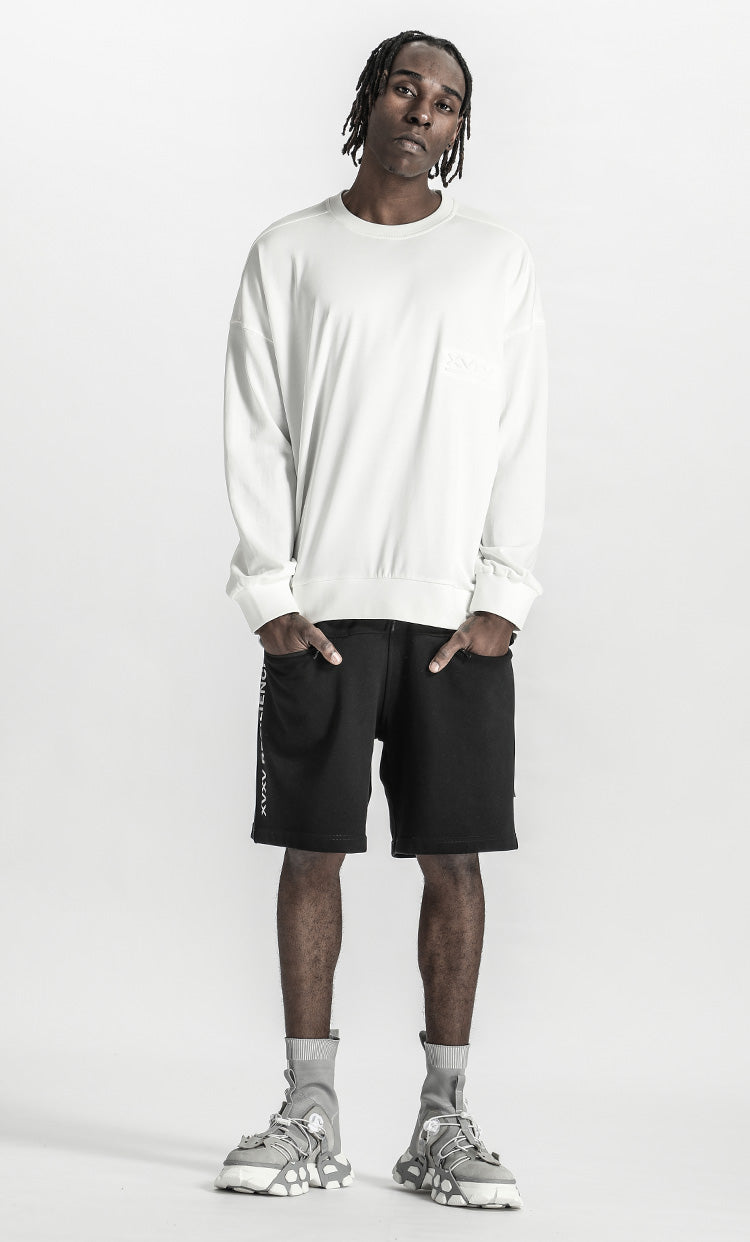 Minimalist Warrior Shorts With Elastic Waistband For men
