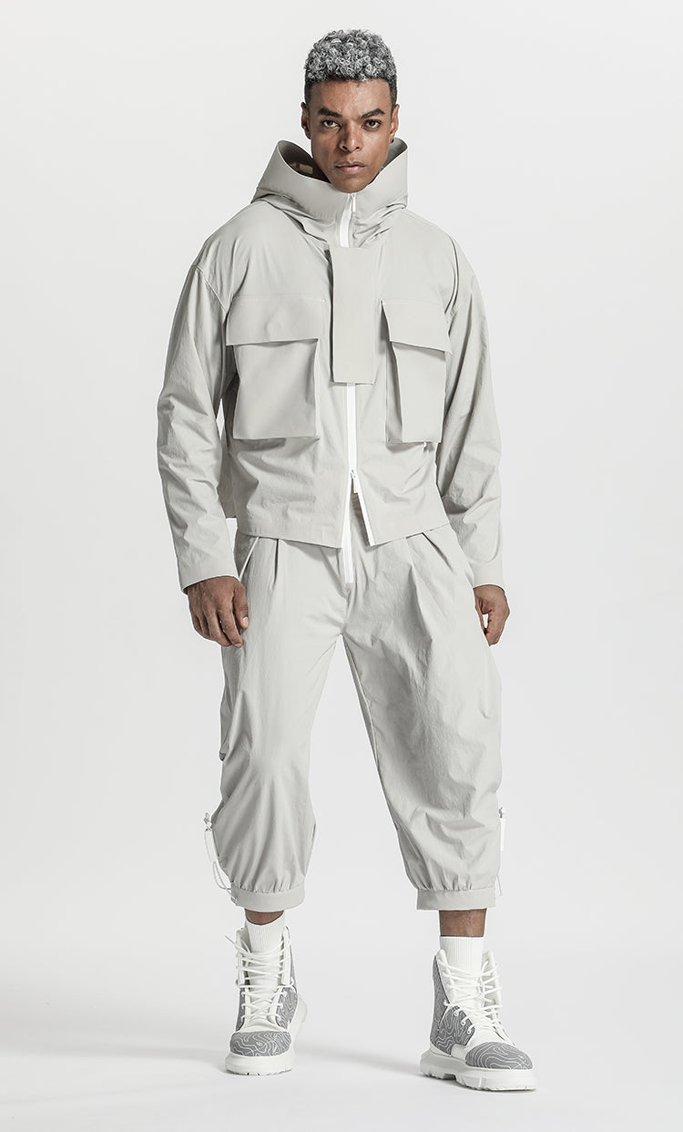 Cropped Length Warrior Jackets With Multi-Pocket Design For men