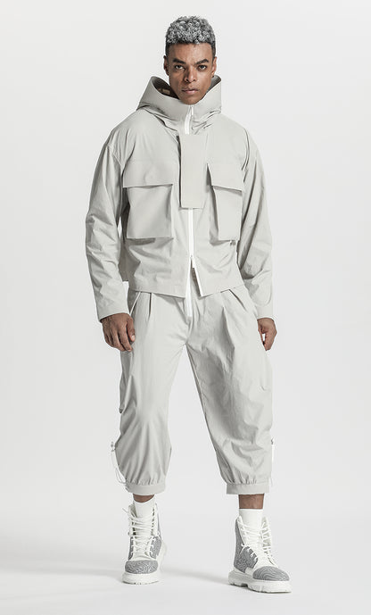 Cropped Length Warrior Jackets With Multi-Pocket Design For men