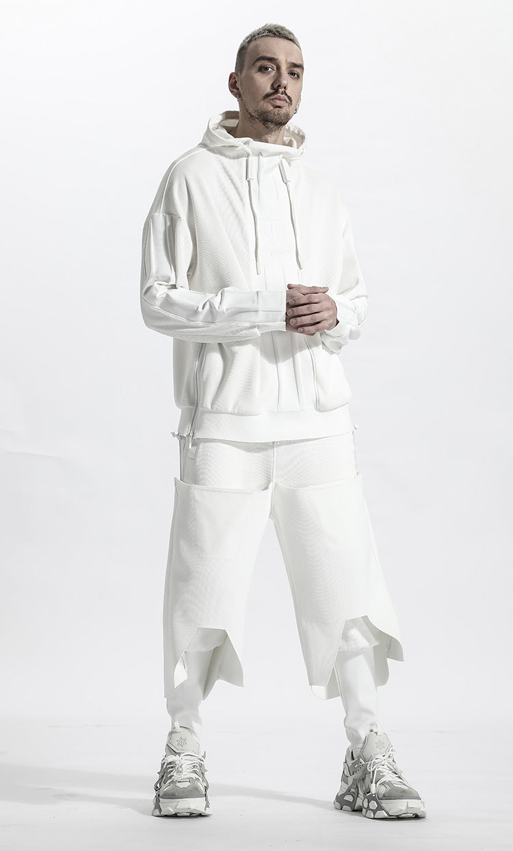 Avant-Garde Warrior Hoodies & Sweatshirts With Ribbed Cuffs/Hem For men