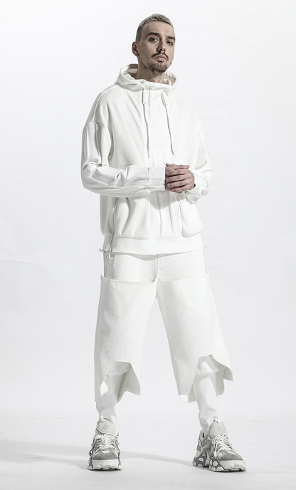Avant-Garde Warrior Hoodies & Sweatshirts With Ribbed Cuffs/Hem For men