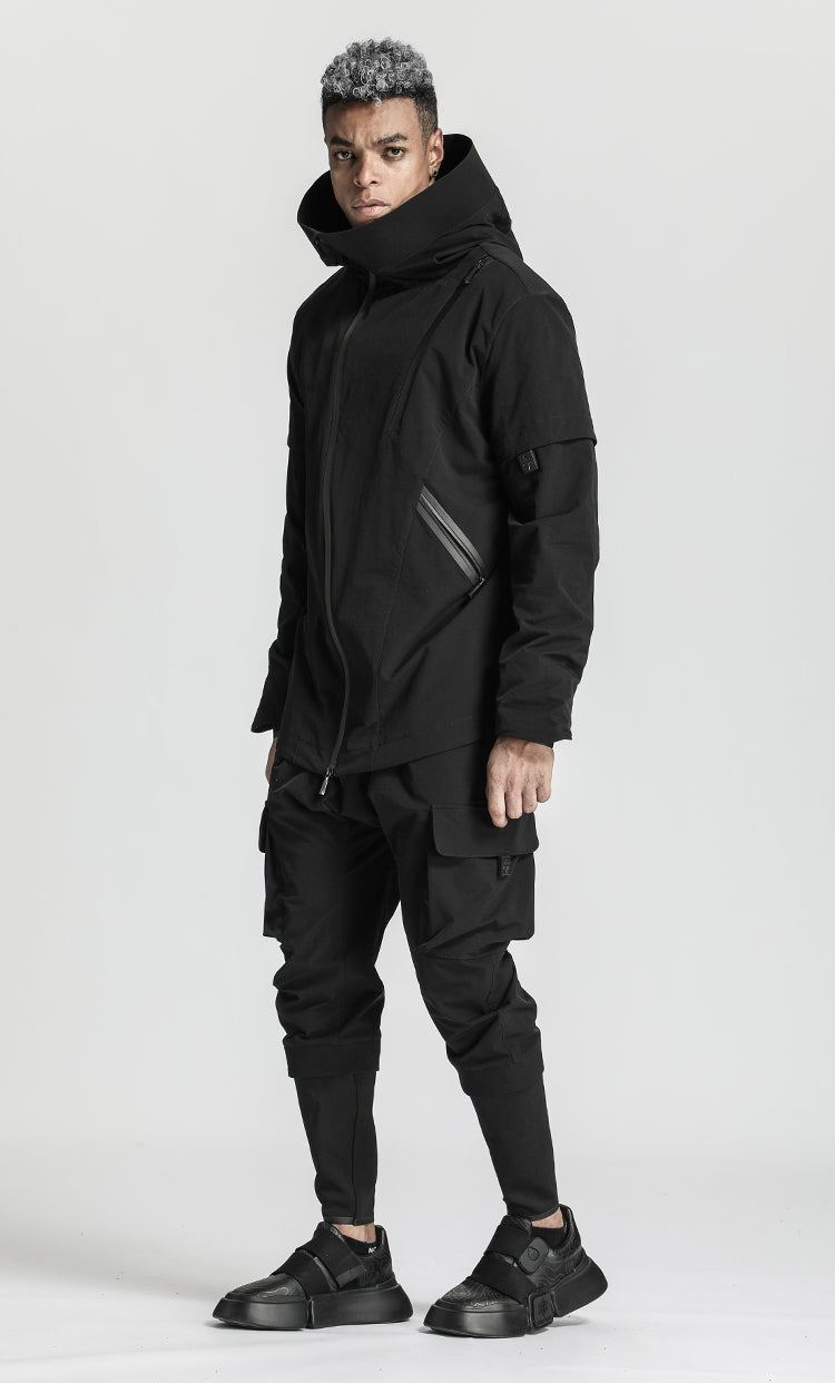 Minimalist Warrior Windbreakers With Two-Way Zipper For men
