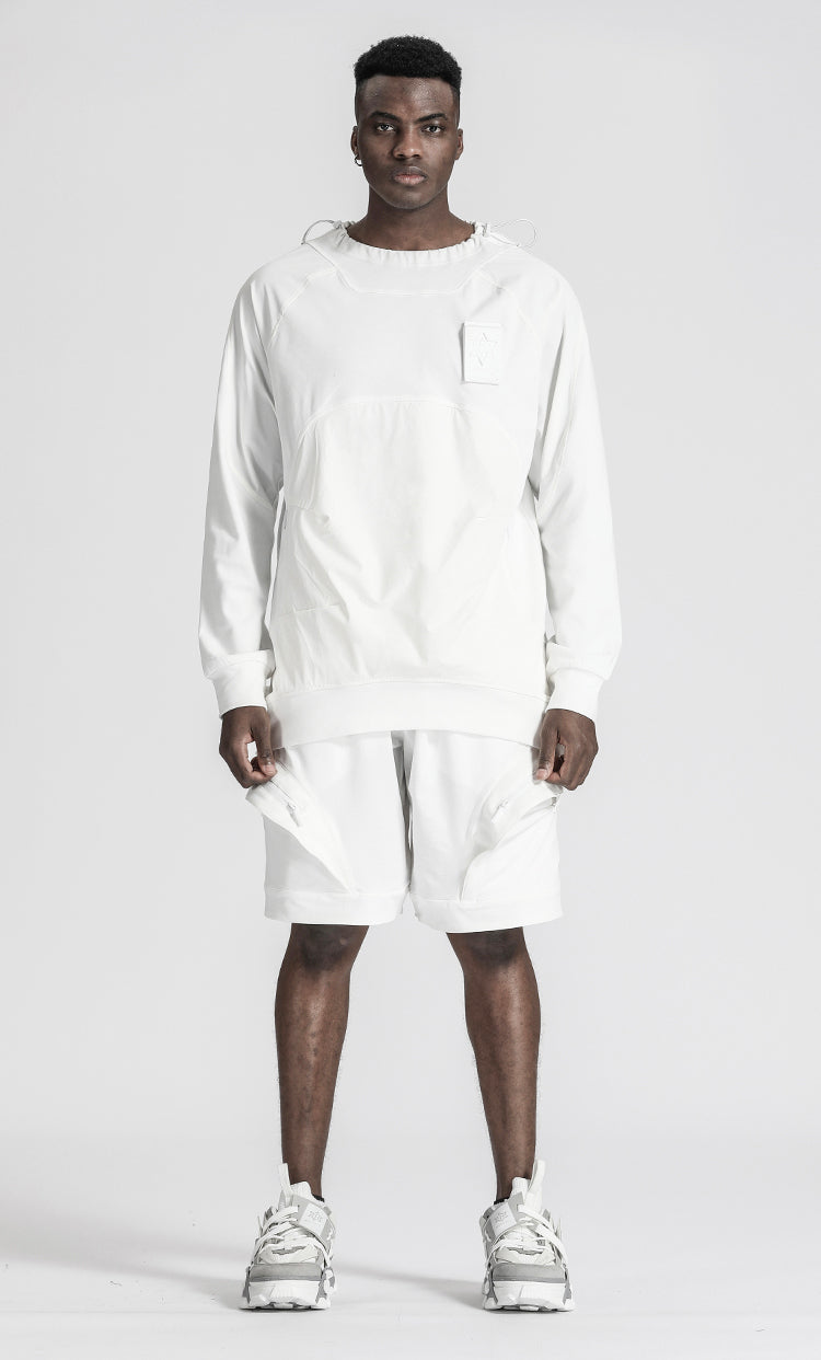 Patchwork panel T-Shirts With Durable Ripstop For men