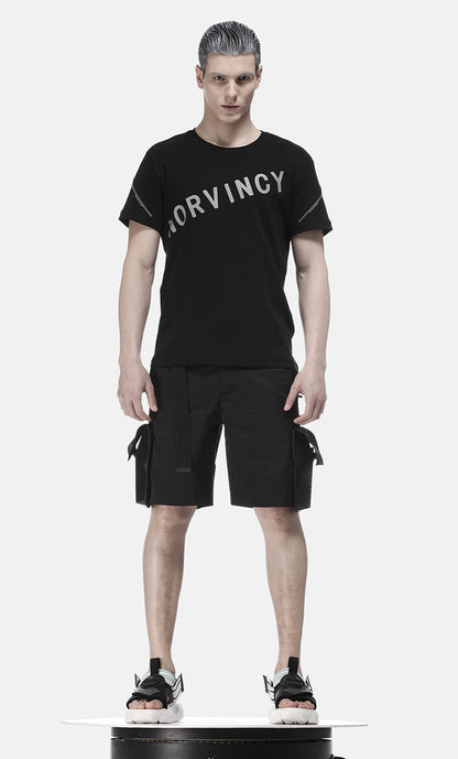 Utilitarian Warrior Shorts With Multi-Pocket Design For men